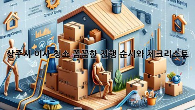 상주시 이사 청소: 꼼꼼한 진행 순서와 체크리스트